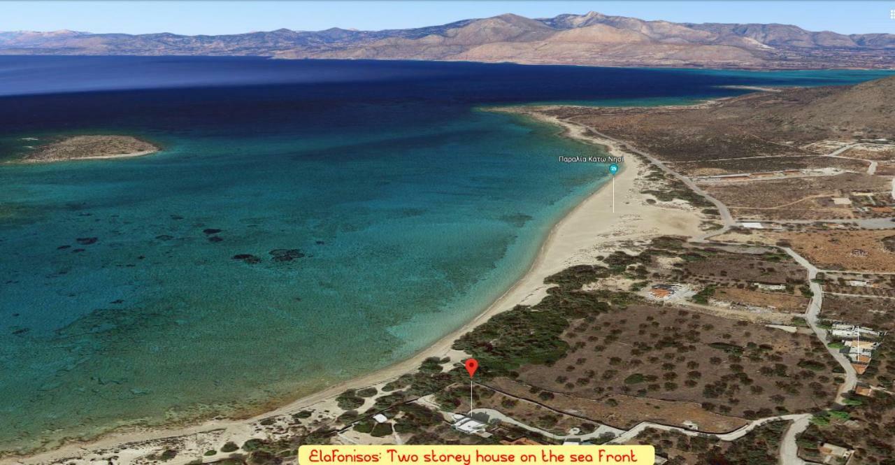Elafonisos: Two Storey House On The Sea Front מראה חיצוני תמונה
